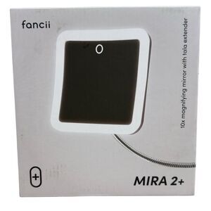 Fancii Mira 2+ Dimmable 10x Magnifying Makeup Beauty Mirror. NEW.